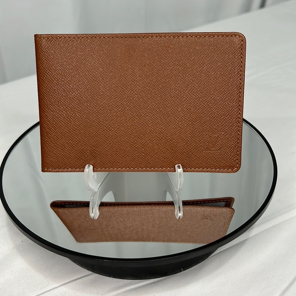 Louis Vuitton Cognac Brown Wallet / ID / Card Holder NWOT